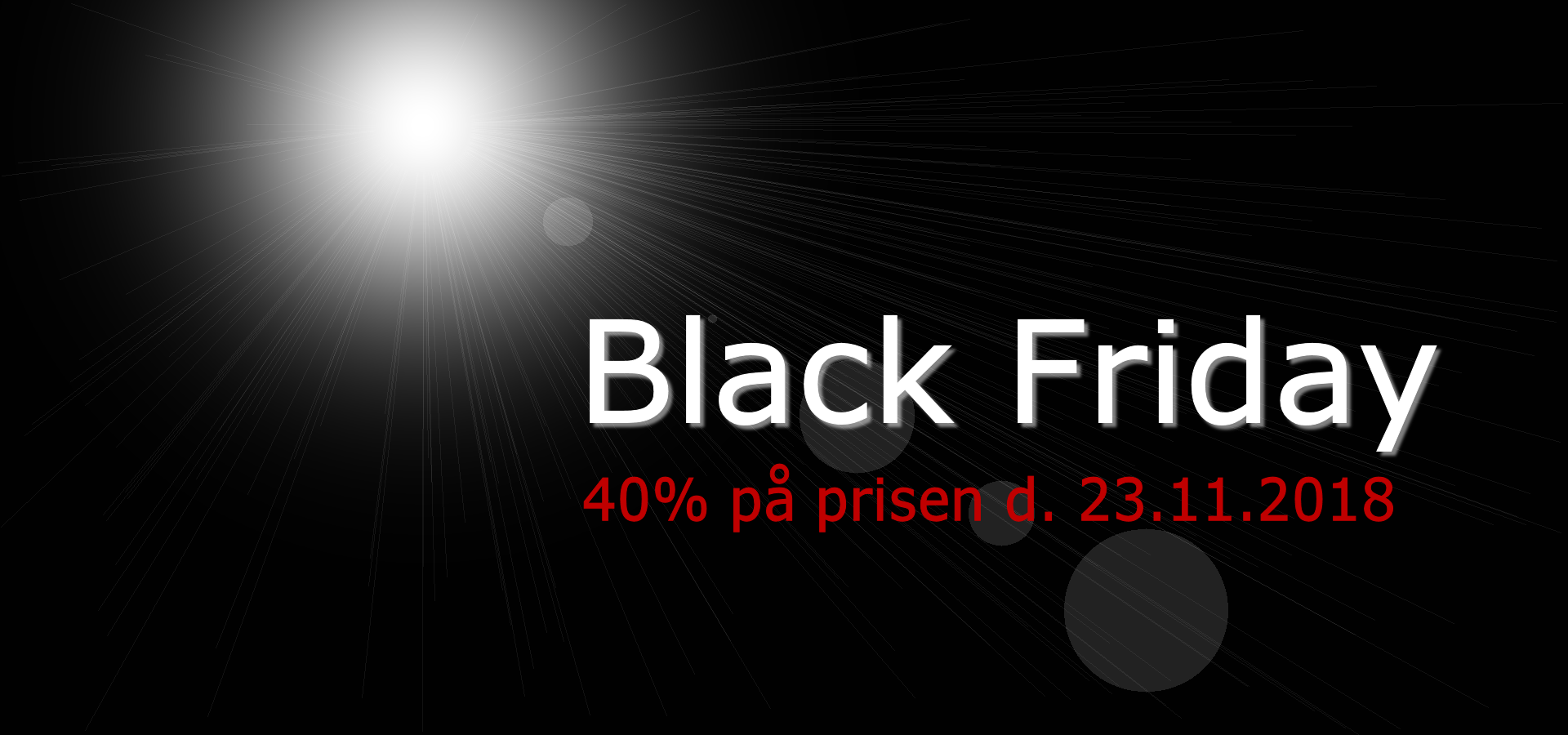 Flexintra hopper med på Black Friday dillen